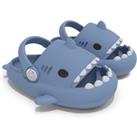 Kid'S Shark Slide Slippers In 10 Sizes And 8 Colours - Teal