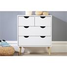 Skara Chest Of 4 Drawers In 4 Colours - Grey