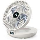 Desktop/Wall-Mounted Air Cooling Fan In 2 Options & 2 Colours - Blue