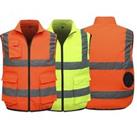 Electric Reflective Hi-Vis Cooling Unisex Vest With Two Fan - Green