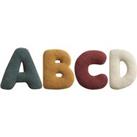 Teddy Bear Boucle Plush Alphabet Pillows - 26 Options