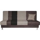 3-Seater Click Clack Sofa Bed - 4 Colours - Black