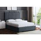 Panel Bed Frame W/ Headboard & Optional Gas Lift - 6 Sizes