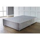 Grey Chelsea Divan Bed Base With 6 Sizes- Optional Storage!